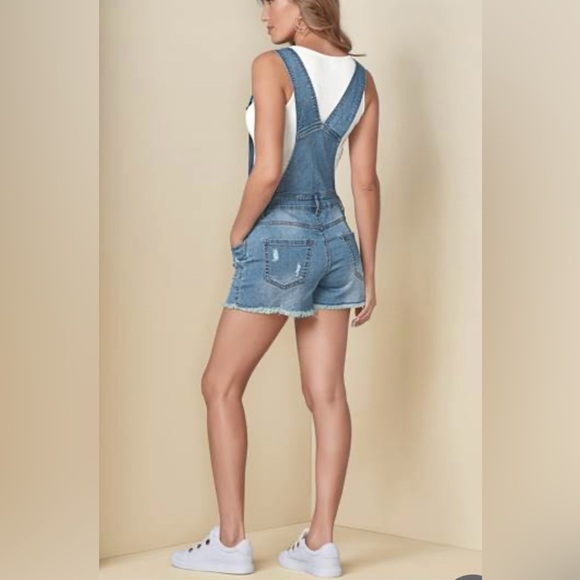 EUC Venus Denim Overall Romper! - Picture 2 of 11